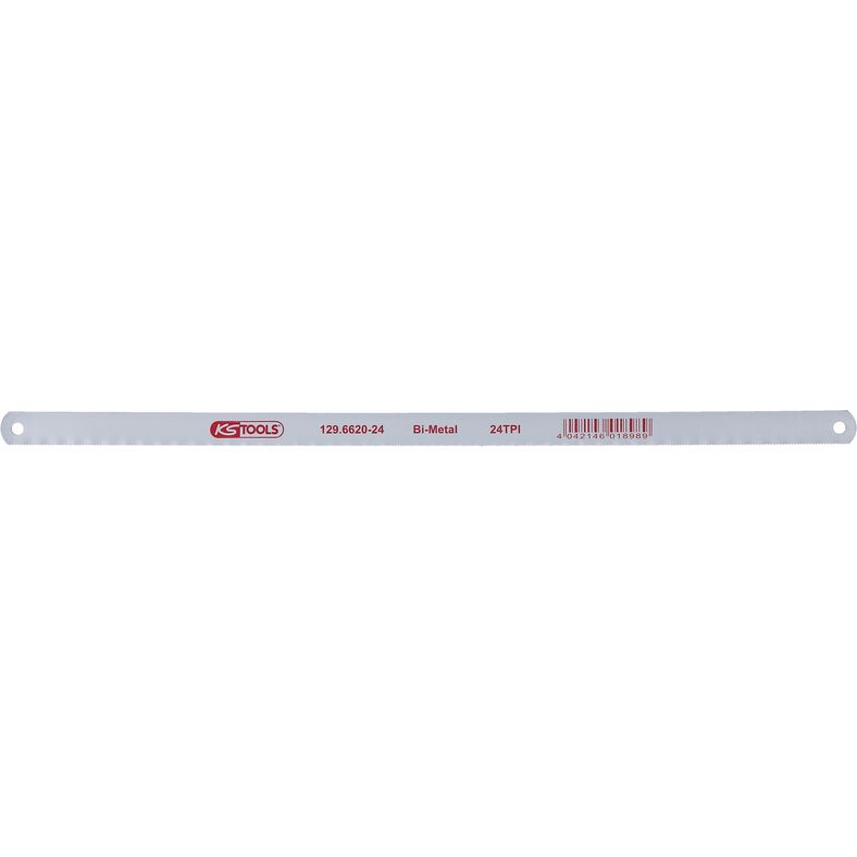 KS TOOLS HSS-Bi-Co 8 högpresterande metallsågblad, tandavstånd 1,0mm KS129.6620-24