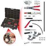 KS TOOLS Ventil-monterings-och avmonteringsverktygssats, 25-delars