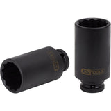 KS TOOLS Drivaxelverktyg 1/2" -special 12-kant länkaxelhylsa XL 33mm