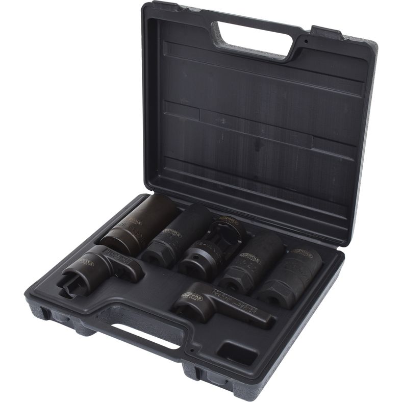 KS TOOLS Hylssats för lambdasensorer 1/2" + 3/8" 7delar