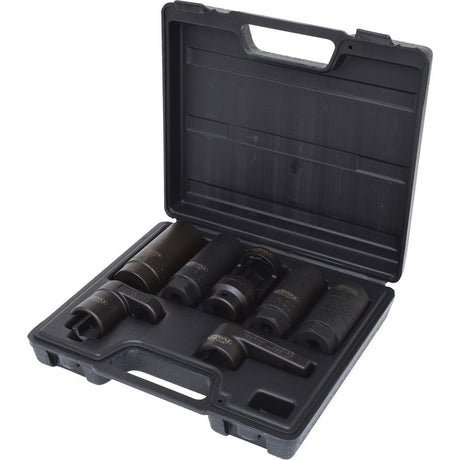 KS TOOLS Hylssats för lambdasensorer 1/2" + 3/8" 7delar