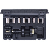 KS TOOLS Kopplingscentrerings-verktyg-sats Ø 15,0 - 28,0 mm med centrerin