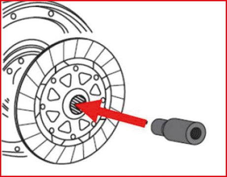 KS TOOLS BMW kopplingscentreringsstans Ø 26,5 mm för SAC-kopplingar