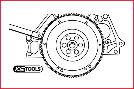 KS TOOLS Svänghjul-hållnyckel, 255 mm KS150.2438