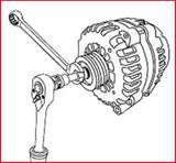 KS TOOLS 1/2” ljusmaskin-kombinyckel XZN, M10, 96 mm.