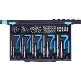 KS TOOLS Nirostål gäng-reparation-sats M5-M12, 130-delars