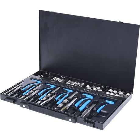 KS TOOLS Nirostål gäng-reparation-sats M6-M14, 113-delars