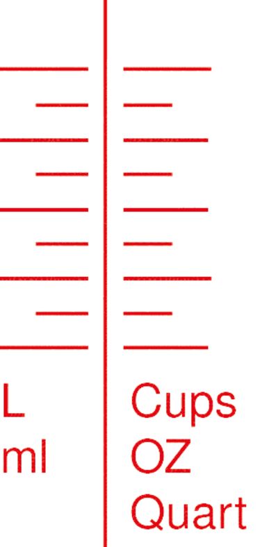 KS TOOLS Mätkopp-sats, 3-delars