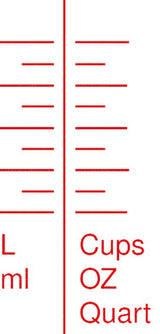 KS TOOLS Mätkopp-sats, 3-delars