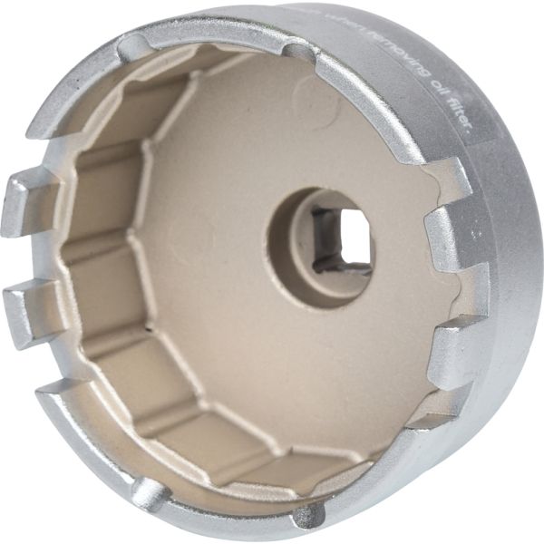 KS TOOLS 3/8" oljefilter-nyckel, SW 64,5mm, 14 ytor