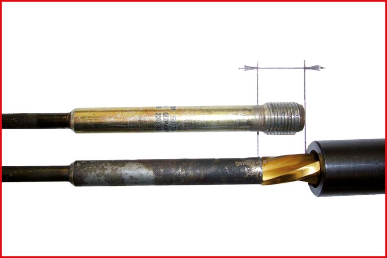KS TOOLS Universell glödstift-utborrnings-sats M9 x 1,0