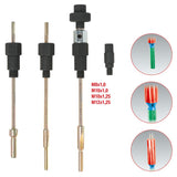 KS TOOLS Glödstift-brosch-sats, 9-delars M8/M10