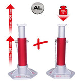 KS TOOLS Aluminium-underredebock-sats 2-delars