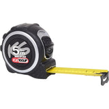 KS TOOLS Måttband med spärr, svart-grått, 5m 25mm