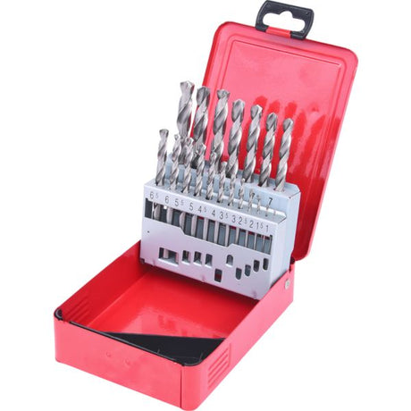 KS TOOLS Spiralborrsats, Snabbarbetsstål, Antal verktyg: 19, KS330.2610