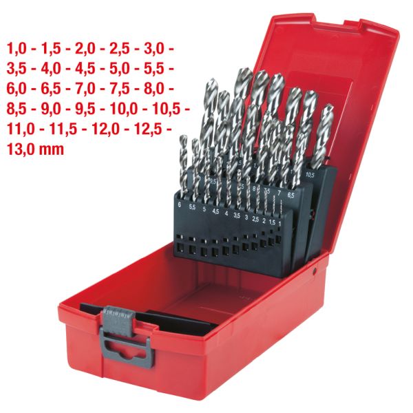 KS TOOLS Spiralborrsats, Snabbarbetsstål, Antal verktyg: 25, KS330.2623