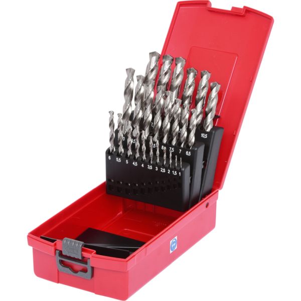 KS TOOLS Spiralborrsats, Snabbarbetsstål, Antal verktyg: 25, KS330.2623