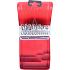 KS TOOLS HSS handgängningsborrsats M, stålplåtslåda, 21-delars M3-M12