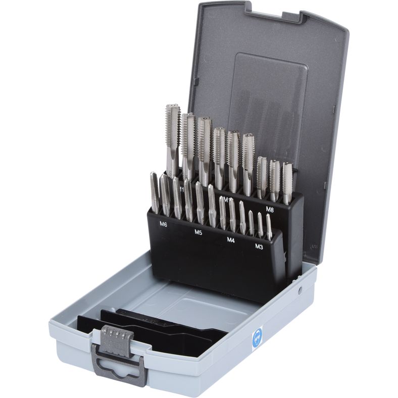KS TOOLS Gängborr-sats M3, M4, M5, M6, M8, M10, M12