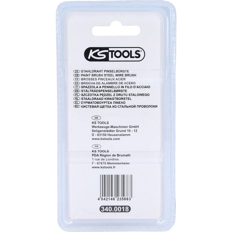 KS TOOLS ståltråds-penselborste 0,3mm, Ø 29mm