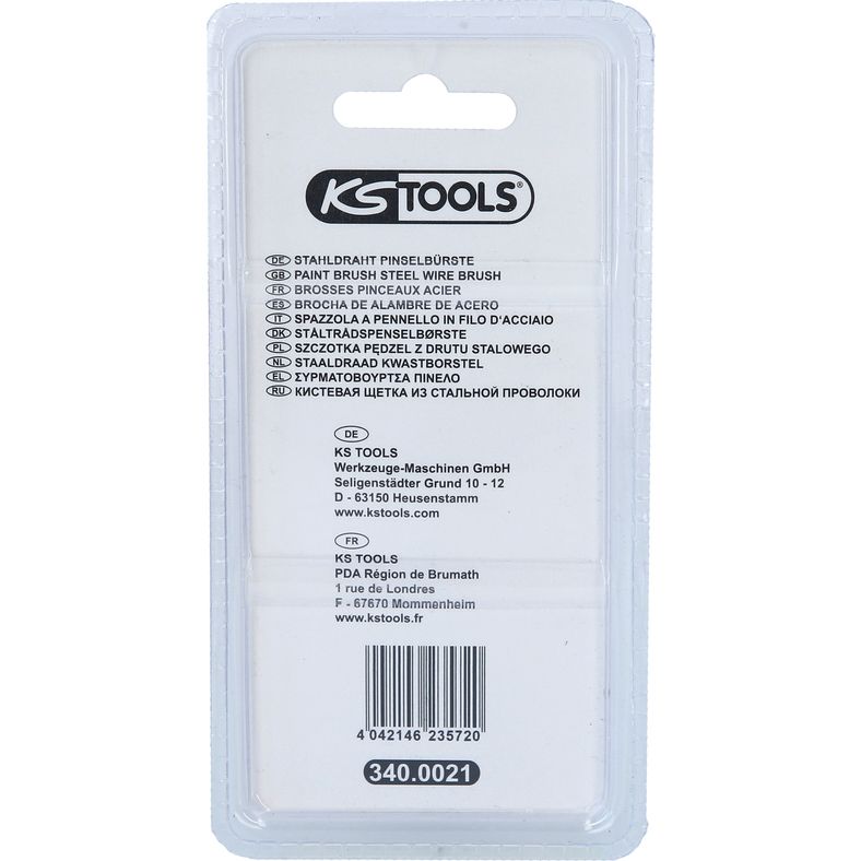 KS TOOLS ståltråds-penselborste 0,5mm, Ø 29mm