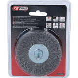 KS TOOLS ståltrådsborstskiva 0,3mm, Ø 80mm