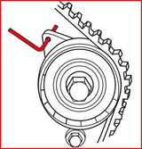 KS TOOLS Ford - motorinställning-verktyg-sats, 10-delars