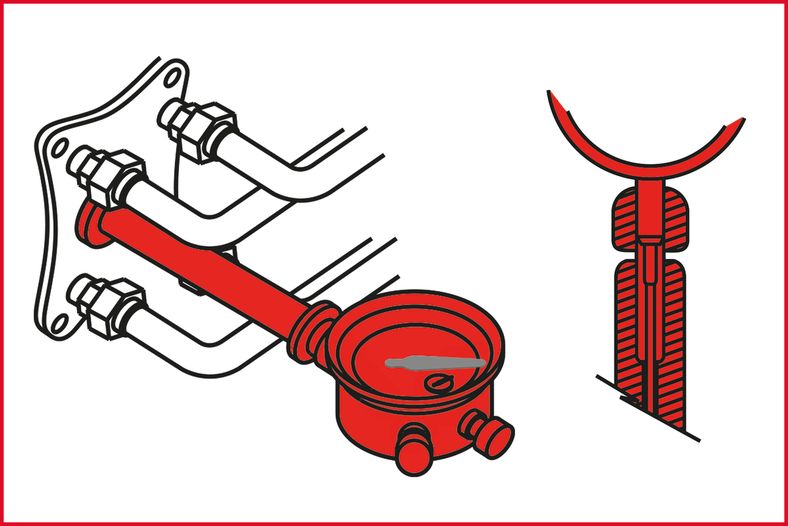 KS TOOLS Universell - diesel-insprutningspumpar-inställning-sats, 7-delar