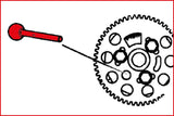 KS TOOLS Ford / Mazda - motorinställning-verktyg-sats, 18-delars