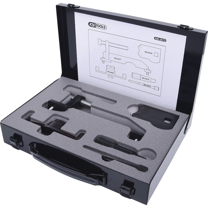 KS TOOLS Volvo / GM / Opel / Saab - motorinställning-verktyg-sats, 5-delars
