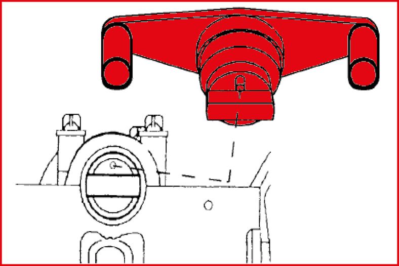 KS TOOLS Volvo / GM / Opel / Saab - motorinställning-verktyg-sats, 5-delars