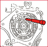 KS TOOLS Volvo / GM / Opel / Saab - motorinställning-verktyg-sats, 5-delars