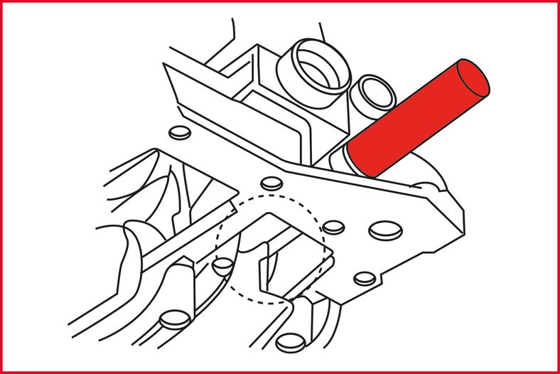KS TOOLS Nissan / Opel / Renault - motorinställning-verktyg-sats, 13-dela