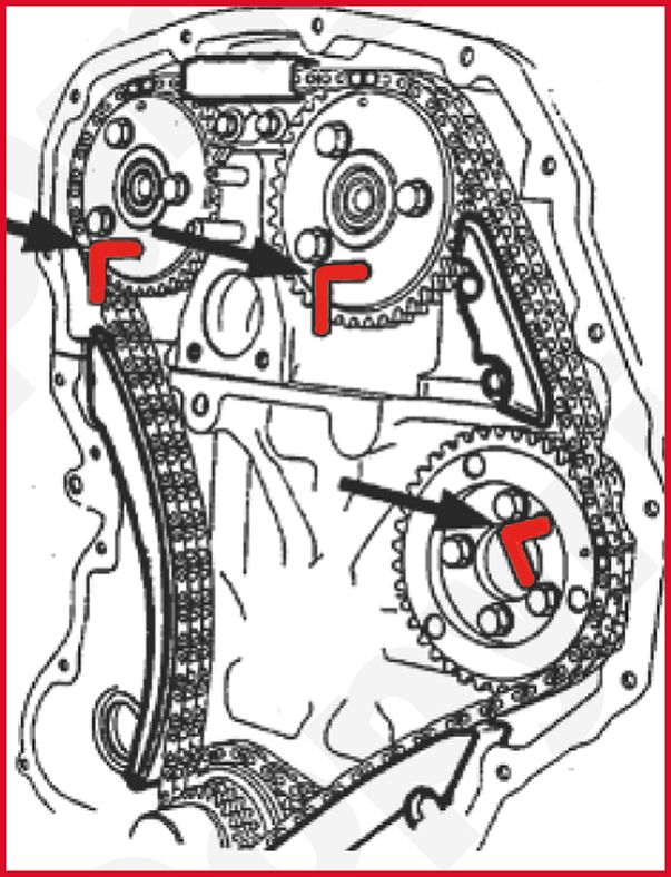 KS TOOLS Ford - motorinställning-verktyg-sats, 11-delars