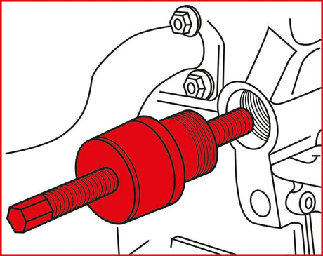 KS TOOLS BMW - motorinställning-verktyg-sats, 7-delars