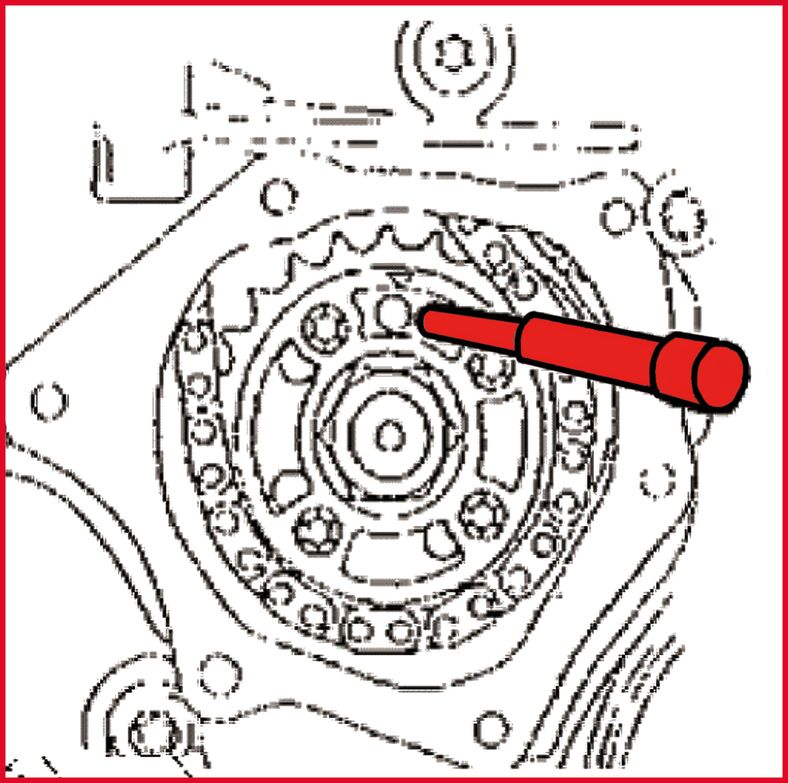 KS TOOLS GM / Isuzu / Opel / Saab - motorinställning-verktyg-sats, 36-del