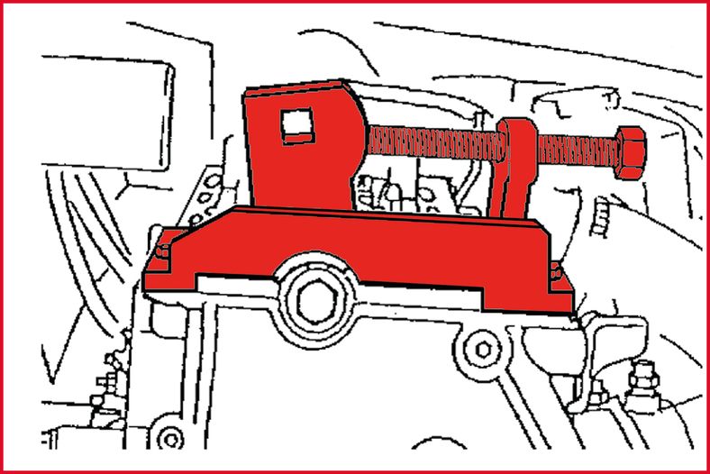 KS TOOLS GM / Isuzu / Opel / Saab - motorinställning-verktyg-sats, 36-del