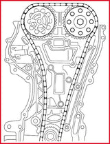 KS TOOLS GM / Isuzu / Opel / Saab - motorinställning-verktyg-sats, 36-del