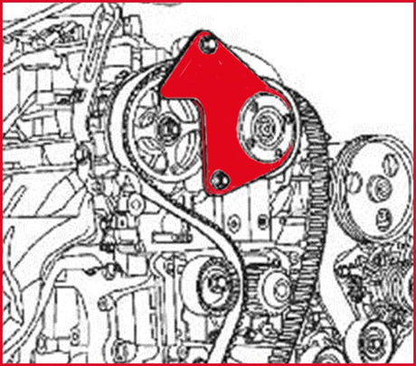 KS TOOLS Kamaxelfixeringsverktyg
