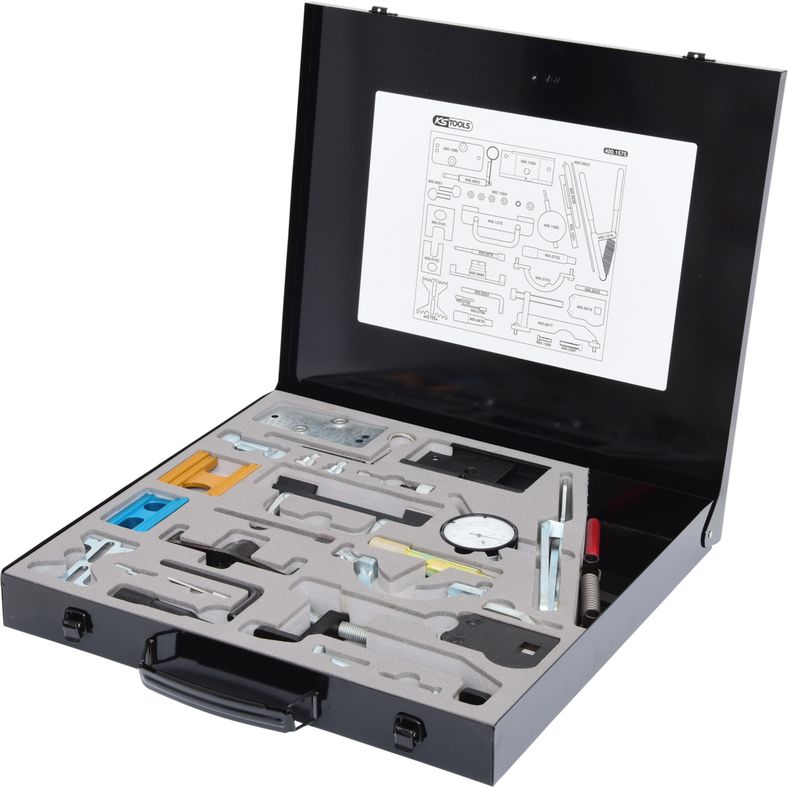 KS TOOLS Isuzu / GM / Opel / Saab - motorinställning-verktyg-sats, 33-del