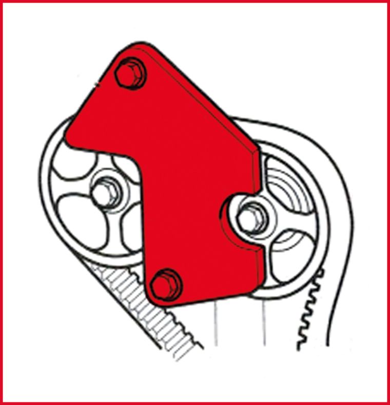 KS TOOLS Renault - motorinställning-verktyg-sats, 18-delars
