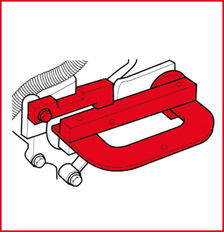 KS TOOLS Renault - motorinställning-verktyg-sats, 18-delars