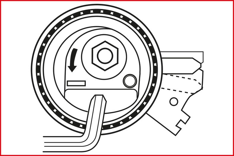 KS TOOLS PSA - motorinställning-verktyg-sats 9-delars