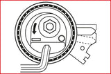 KS TOOLS PSA - motorinställning-verktyg-sats 9-delars
