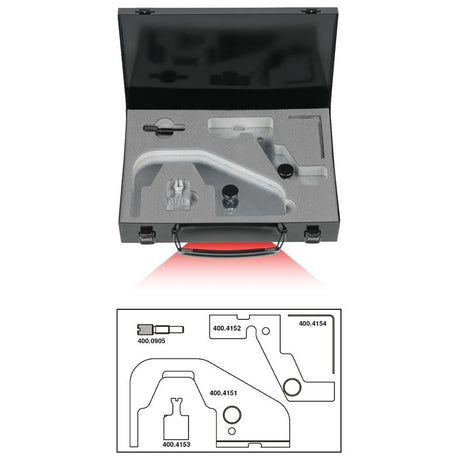 KS TOOLS Ford - motorinställning-verktyg-sats, 5-delars
