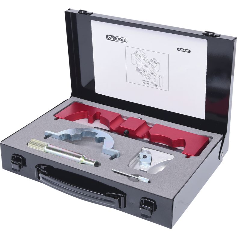 KS TOOLS GM / Opel - motorinställning-verktyg-sats, 7-delars KS400.4200