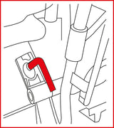 KS TOOLS Ford - motorinställning-verktyg-sats, 4-delars