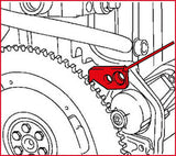 KS TOOLS Svänghjul-fixeringsverktyg KS400.9045