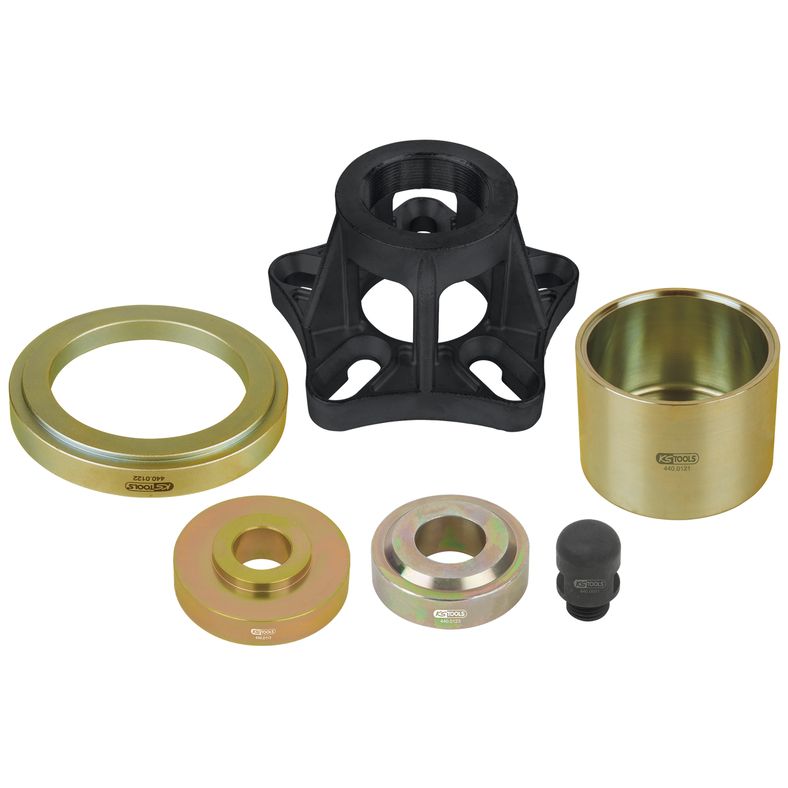 KS TOOLS Hjullager-sats, bak för Citroën / Fiat / Ford / Peugeot, 6-delar KS440.0120