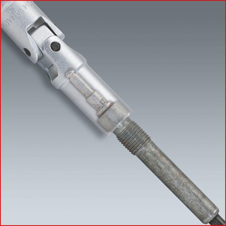 KS TOOLS 3/8” tändstifts-länkhylssats, lång, 6-delars